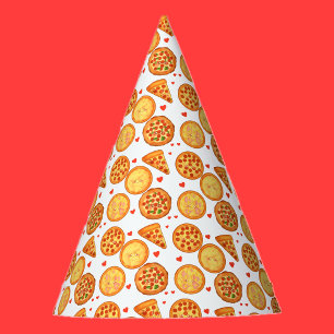 Peperroni ,Cheese And Margherita Pizza Party Hat
