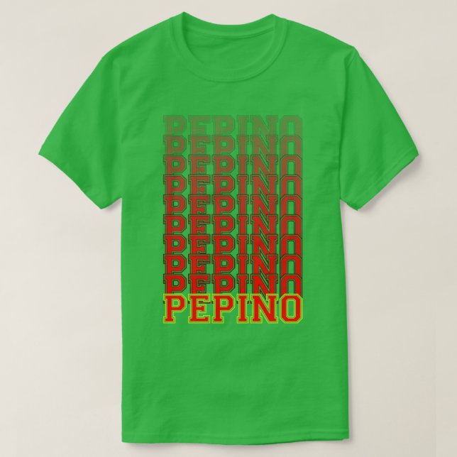 Pepino cascade text 1 T-Shirt (Design Front)