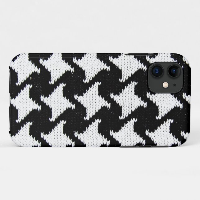 Pepita black and white Case-Mate iPhone case (Back (Horizontal))