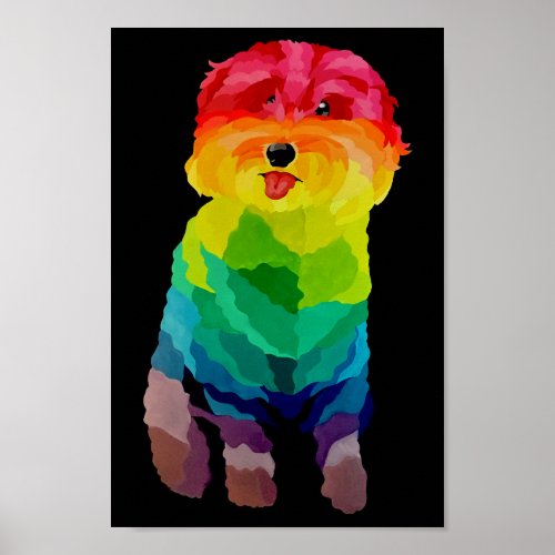 Pepita Rainbow Poster