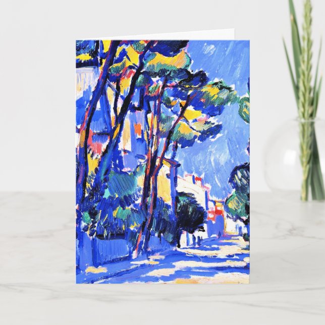 Peploe - Street Scene, France Card (Front)