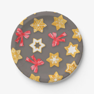 Pepparkakor Christmas Paper Plates