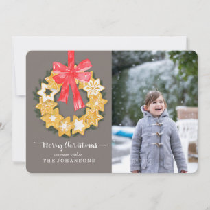 Pepparkakor Christmas Photo Holiday Card