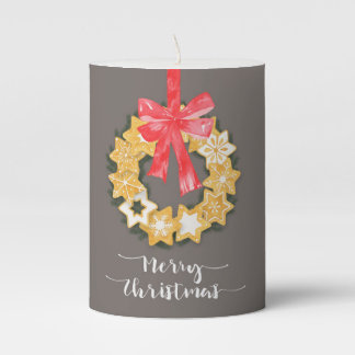 Pepparkakor Christmas Pillar Candle