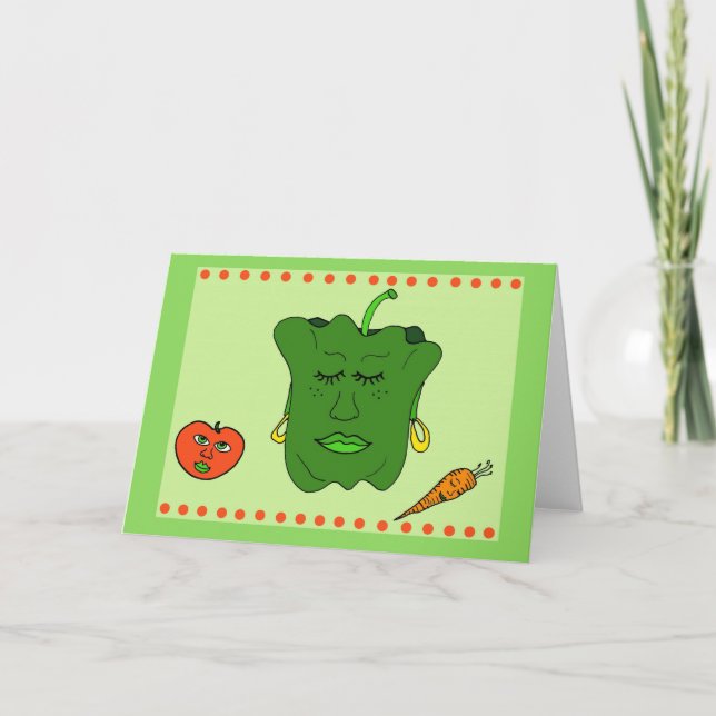 Pepper and Friends Card (Front)