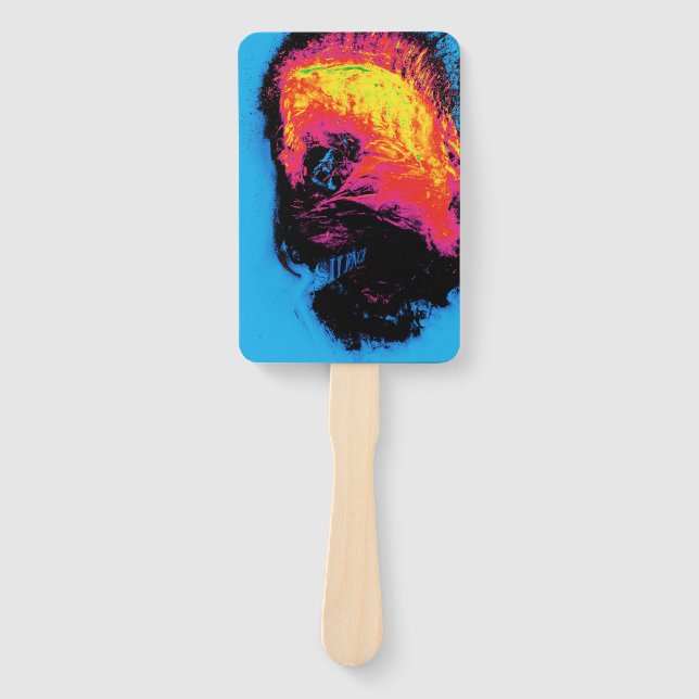 pepper and plastic silenced hand fan (Front)