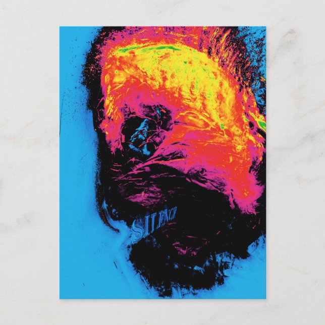 pepper and plastic silenced postcard (Front)