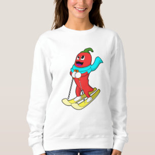 Pepper as Skier with Ski Sweatshirt
