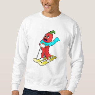 Pepper as Skier with Ski Sweatshirt