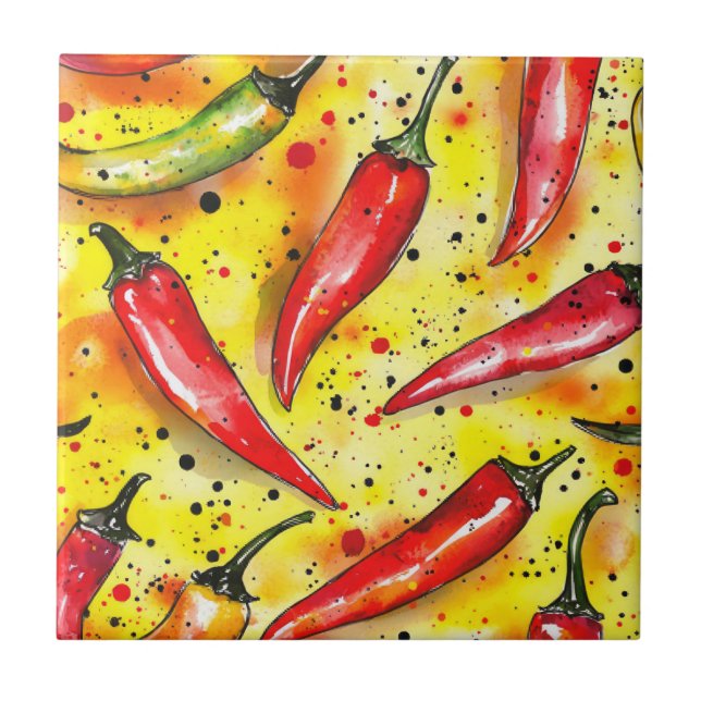 pepper ceramic tile (Front)