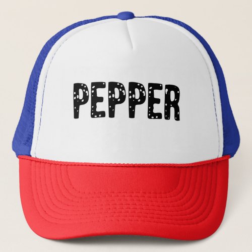 Pepper Costume _ Couple Salt And Pepper Costume Trucker Hat