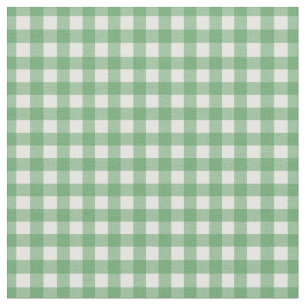 Pepper Green Checked Gingham for Home Canning Lids Fabric