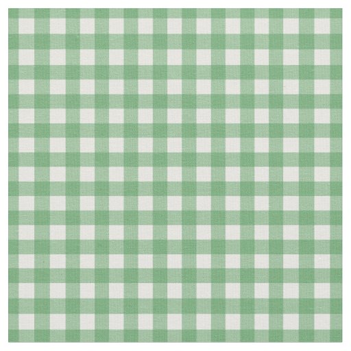 Pepper Green Checked Gingham for Home Canning Lids Fabric