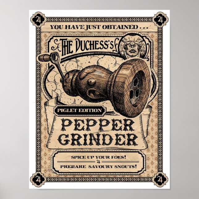 Pepper Grinder Alice Madness Returns Poster (Front)