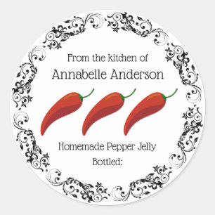 Pepper Jelly Label Personalize