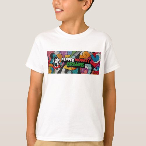 Pepper Monkey Dreams Graffiti Brand _T_shirt T_Shirt