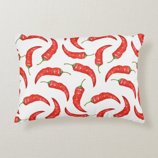 Pepper. Pattern Accent Pillow (Front)