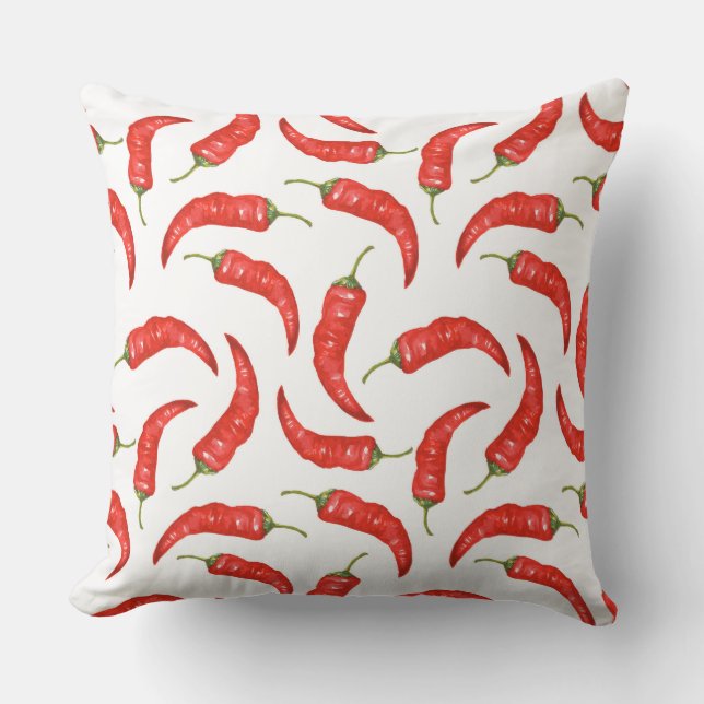 Pepper. Pattern Throw Pillow (Front)