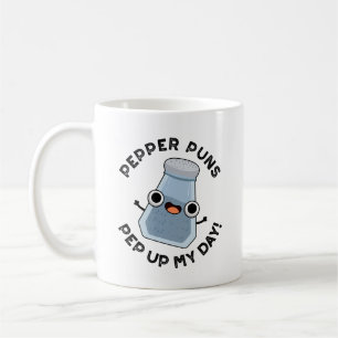 Pepper Puns Pep Up My Day Funny Food Pun  Coffee Mug