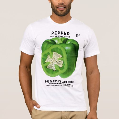 Pepper Seed Packet Label T_Shirt