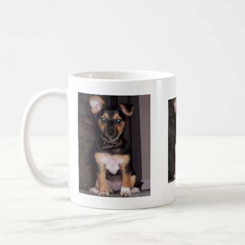 Pepper the Dog At Attention Mug