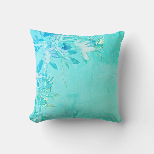 Pepper Tree Flowers Leaves Nature Pillow Cushion (Front)