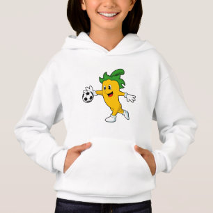 Pepper Vegan as Soccer player with Soccer.PNG Hoodie