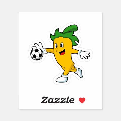 Pepper Vegan as Soccer player with SoccerPNG Sticker