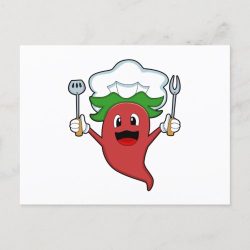 Pepper Vegan Cook Postcard