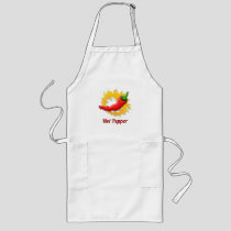 Pepper with Flame Apron