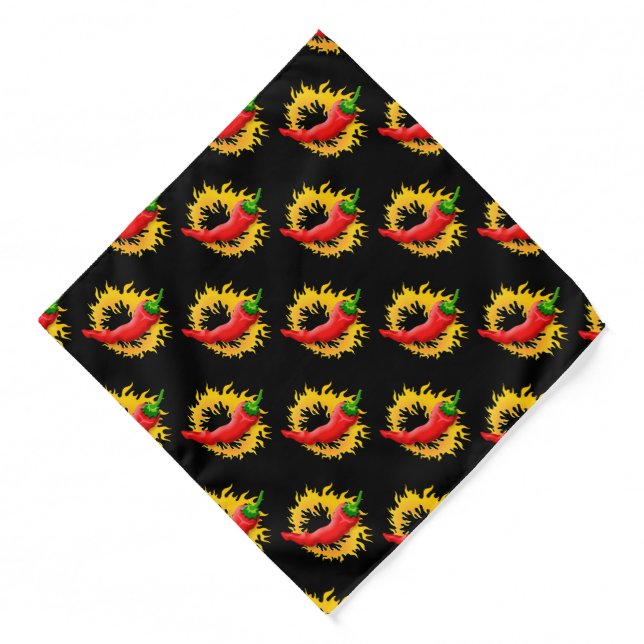 Pepper with flame bandana (Front)