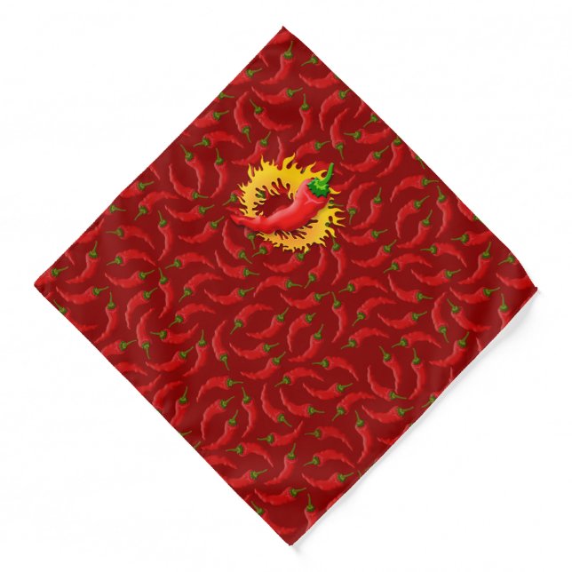 Pepper with flame bandana (Front)