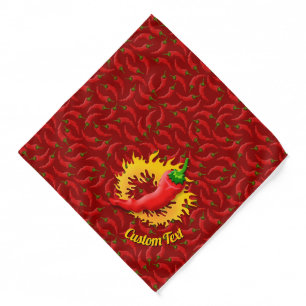 Pepper with Flame Bandana
