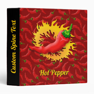 Pepper with flame binder