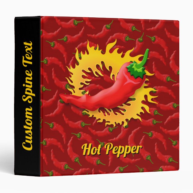 Pepper with Flame Binder (Front/Spine)