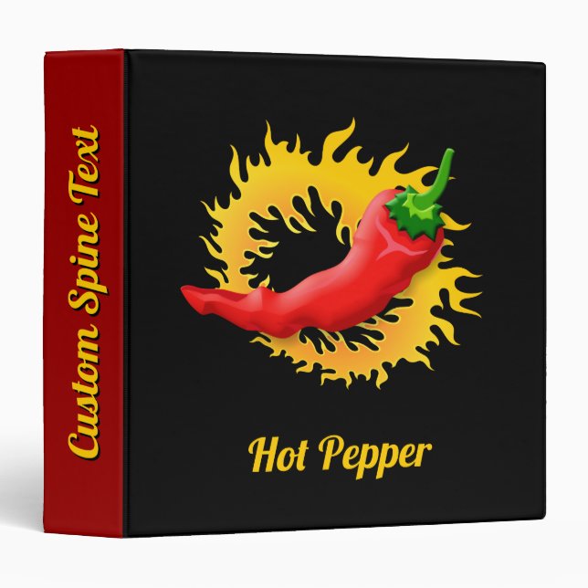 Pepper with Flame Binder (Front/Spine)