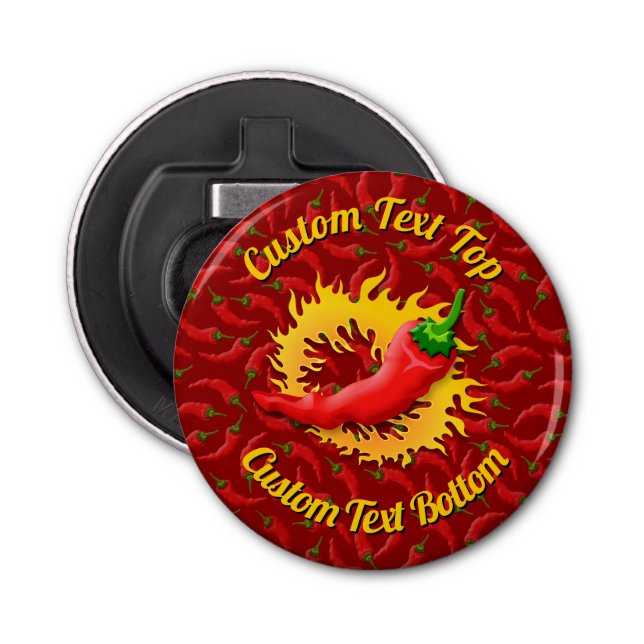 Pepper with Flame Bottle Opener (Front)