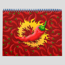 Pepper with flame calendar