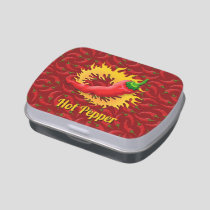 Pepper with Flame Candy Tin