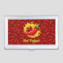 Pepper with Flame Case for Business Cards