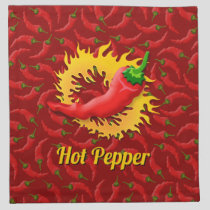 Pepper with Flame Cloth Napkins