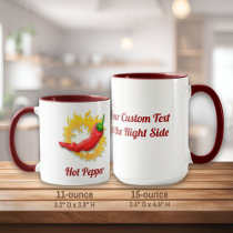 Pepper with Flame Coffee Mug