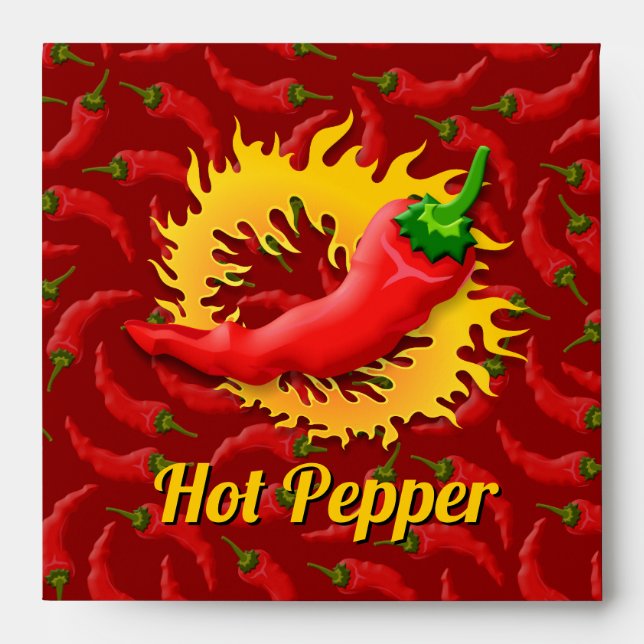 Pepper with Flame Envelope (Front)