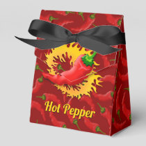 Pepper with Flame Favor Box