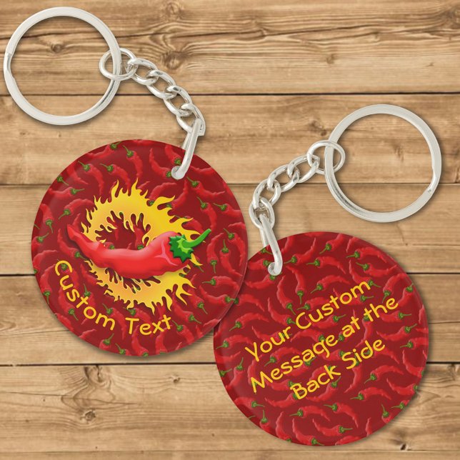 Pepper with Flame Keychain (Creator Uploaded)