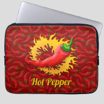 Pepper with Flame Laptop Sleeve