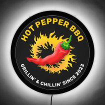 Pepper with Flame LED Sign
