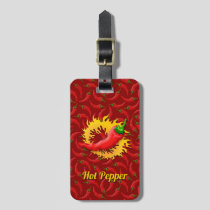 Pepper with Flame Luggage Tag
