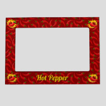 Pepper with Flame Magnetic Frame