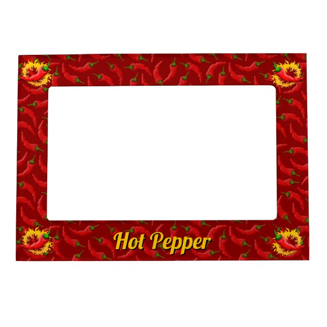 Pepper with Flame Magnetic Frame (Front)